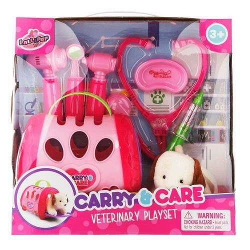 Lollipop Carry & Care Veterinary Playset