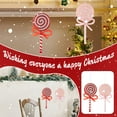 thumbnail image 1 of Lollipop Christmas Ornament Set of 6 Pieces, Shatterproof Holiday Décor for Christmas Trees, 8.07" Lollipop Candy Christmas Decorations Holiday Xmas Picks for Christmas Vase Fillers Holiday Decor, 1 of 9
