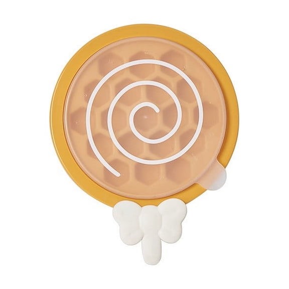 Lollipop Ice Tray Mold, Fun Summer Beverage Ice Maker, Easy Release Nonstick For DIY Juice Freezer (Yellow)