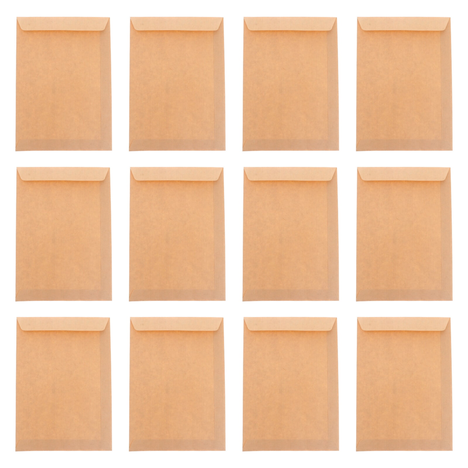 Lollipop Label Sticker Blank Envelope 50 Pcs Kraft Paper Classic Gift