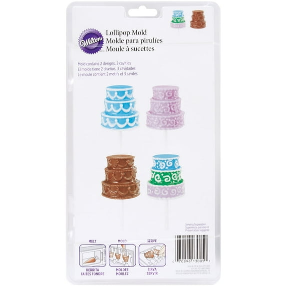 Lollipop Mold, 3d Cake Pop, 3 Cavity, (2