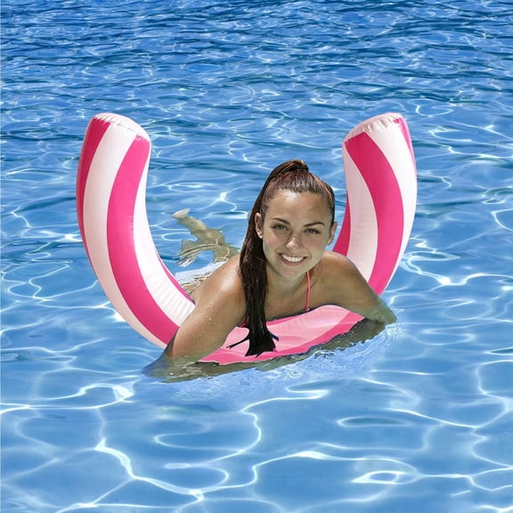 Lollipop Pattern Inflatable Pool Floats, Pool Tube Rings, Swim Tubes, Floaties Toys, Beach Swimming Party Toys for Kids and Adults