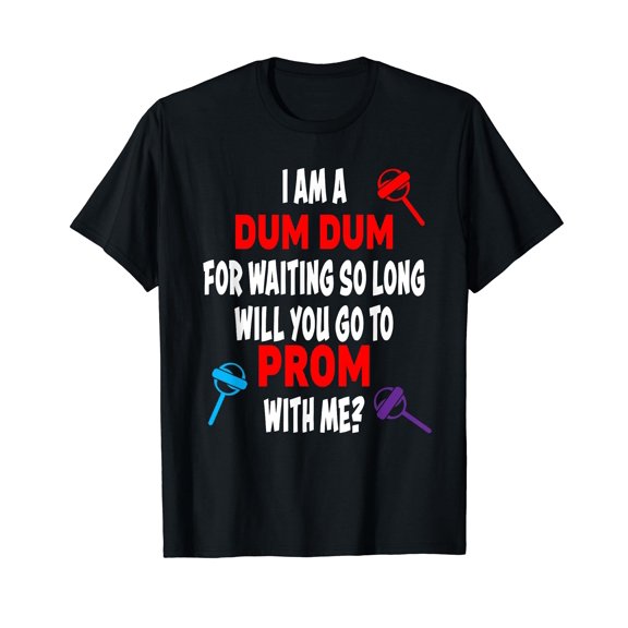 Lollipop Prom Date Idea T Shirt - Funny Lollipop Promposal