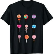 Lollipop Rainbow Sucker Candy Halloween Costume T-Shirt