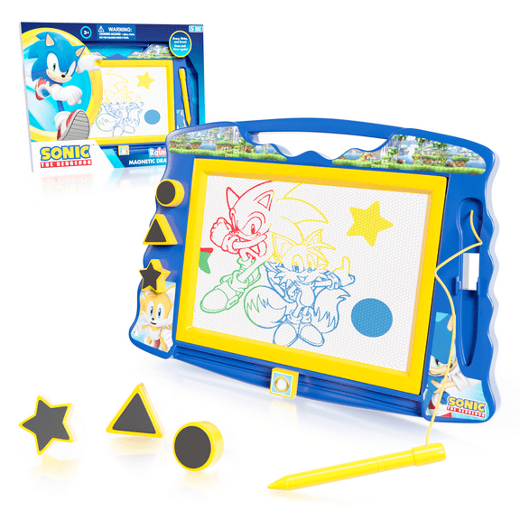 Lollipop - Single Sonic Magnetic Sketcher Rainbow Magnetic Board for Toddlers in Gift Box Educational Drawing Pad for Kids Baby Drawing Board, Toddler Writing Board, and Learning Toy