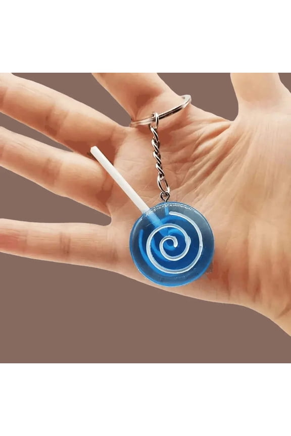 Lollipop Sucker Candy Keychain Charm
