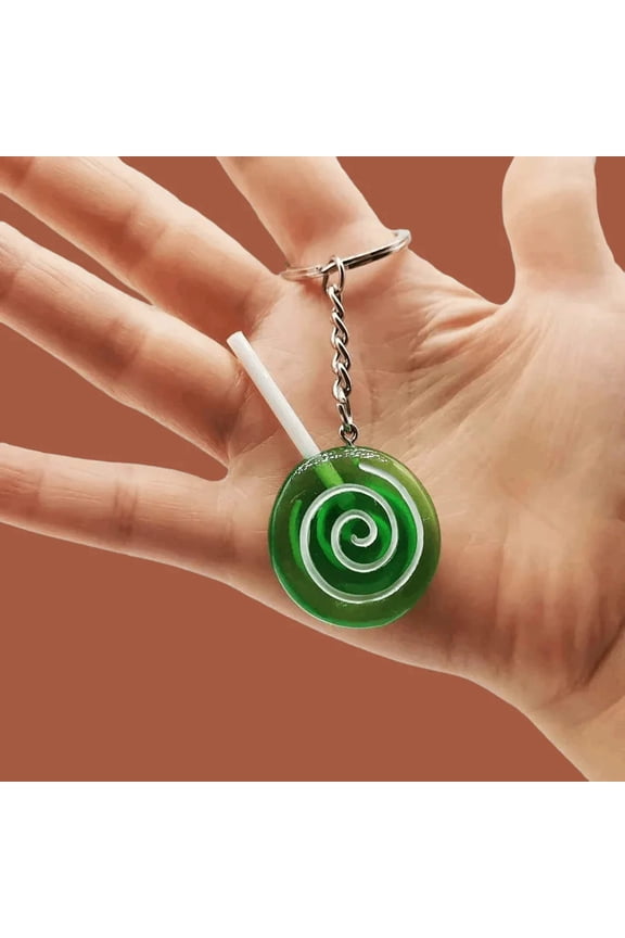 Lollipop Sucker Candy Keychain Charm