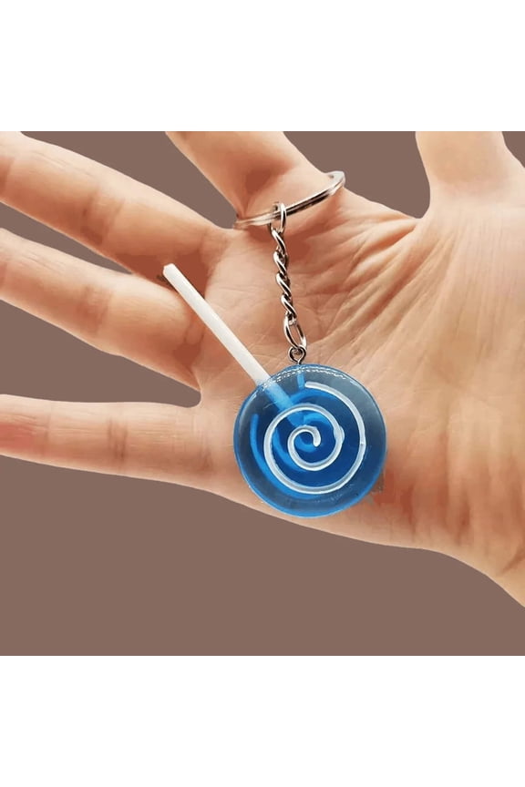 Lollipop Sucker Candy Keychain Charm