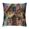 thumbnail image 1 of Lollipops Christmas Trees Cottage Print Throw Pillow Covers Soft Corduroy Pillowcase  Decorative Cushion Cover Modern Square Cushion Cases For Living Room Bed Sofa Bedroom Without Pillow, 1 of 5
