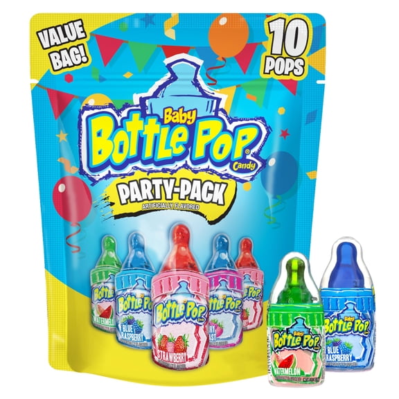 Lollipops Variety Pack - Individually Wrapped Suckers With Powdered Dip Assorted... Pop Candy 10 Ct