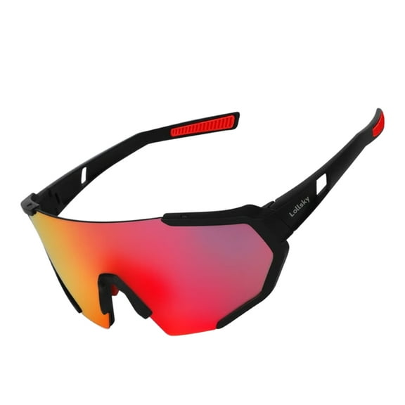 Lollsky Cyclists' glasses,Polarized Cycling Glasses, UV 400 Sports Sunglasses Biking Goggles Running Hiking Golf Fishing Driving