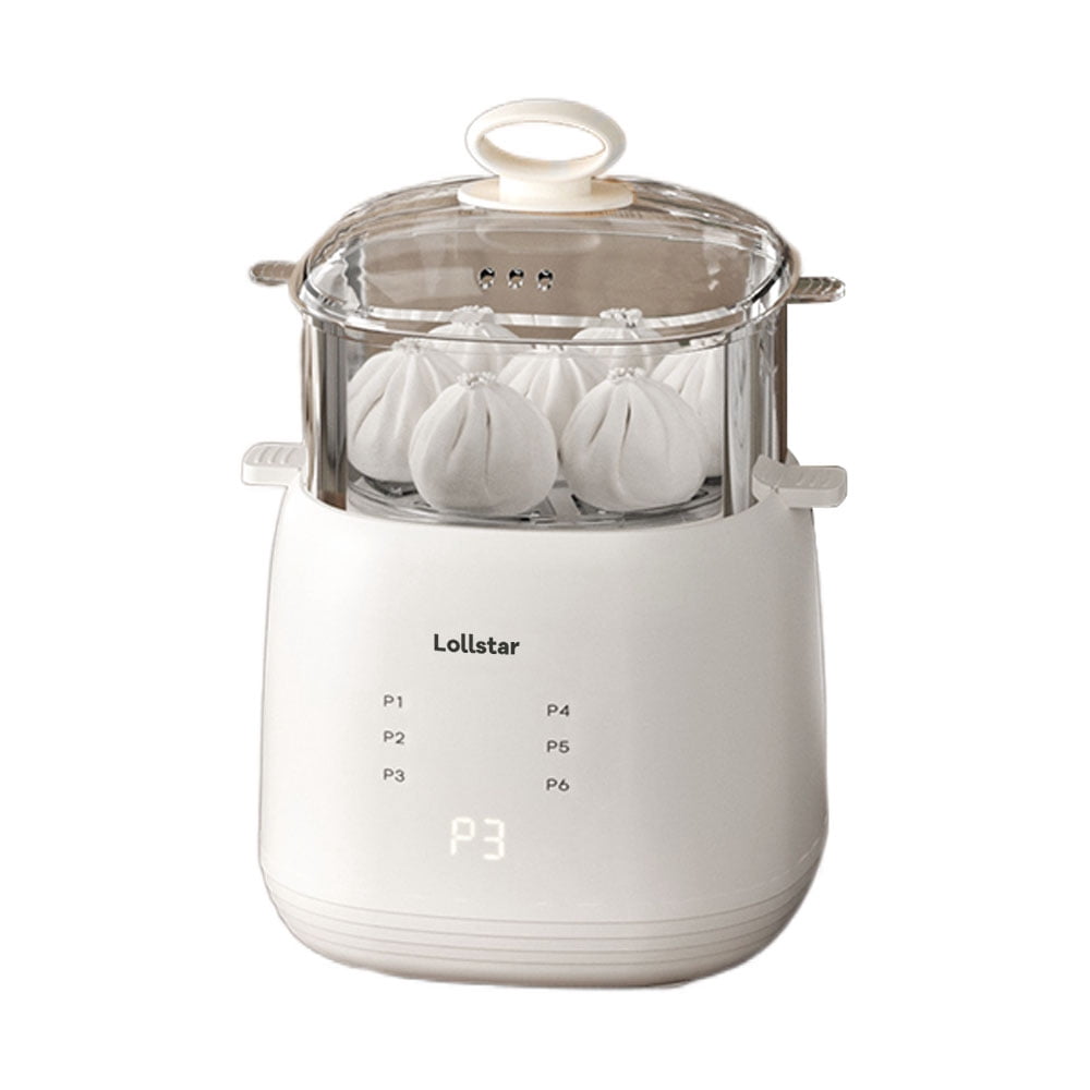 Lollstar Electric egg cookers, Mini Egg Cooker for Steamed, Hard Boiled, Soft Boiled Eggs and Onsen Tamago - Electric Egg Boiler for Home Kitchen, Dorm Use