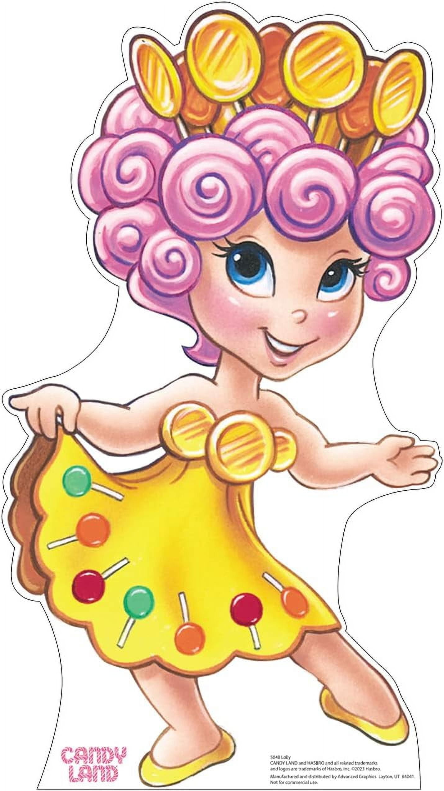 Lolly Cardboard Cutout Standup Candy Land