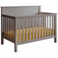 Lolly & Me Americana 4in1 Convertible Crib Pebble gray