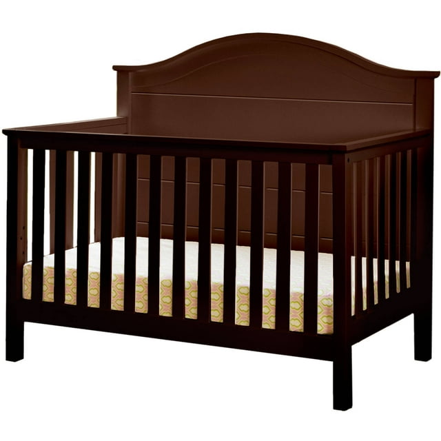 Lolly & Me Cottage 4in1 Convertible Crib Espresso