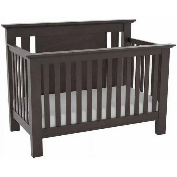 Lolly & Me Delaney 4in1 Convertible Crib Espresso
