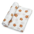 thumbnail image 1 of LollyBanks Baby Muslin Swaddle Blanket-Tiger- 100% Muslin Cotton - 47"x47" - 1 Pack, 1 of 7