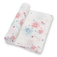 thumbnail image 1 of LollyBanks Fireworks Swaddle Blanket 100% Muslin Cotton; 47 x 47 inches Soft Breathable Muslin Baby Swaddles, Unisex for Girls and Boys, Baby Care Essentials, Registry and Gift, 1 of 6