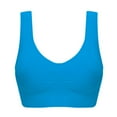 thumbnail image 1 of Lolmot 5-Pack Seamless Stretchy Sports Bra Wirefree Yoga Bra with Removable Pads for Women,Sleep Bras for Women, 1 of 5