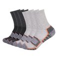 thumbnail image 1 of Lolmot 6 Pairs Crew Socks for Women and Men, Cotton Moisture Wicking Mid Calf Socks Winter Thermal Skiing Socks Outdoor Sports Warm Socks Football Socks, 1 of 3