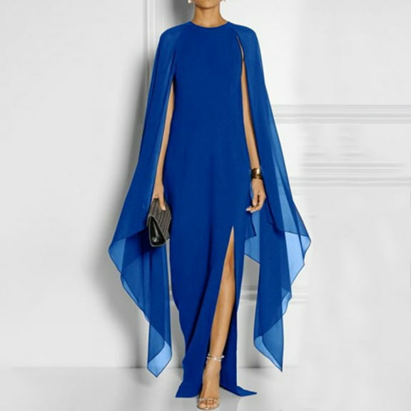 Lolmot Bodycon Dresses for Women Sexy Mesh Sleeveless Slim Solid Color High Slit Dress Party Dresses Formal Dresses