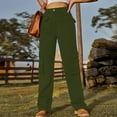 thumbnail image 1 of Lolmot Cargo Pants Women Elastic High Waist Baggy Cargo Jeans Flap Pocket Straight Leg Y2K Streetwear Trousers Denim Pants, 1 of 5