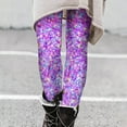 thumbnail image 1 of Up to 65 off!Lolmot Christmas Leggings Women's High Waisted Workout Leggings Lightweight Christmas Stimulate Glitter Print Ankle-Length Tights Soft Stretchy Yoga Pants, 1 of 5