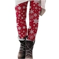 thumbnail image 1 of Up to 65 off!Lolmot Christmas Leggings Women's Xmas Deer Santa Snowflake Print Ankle-Length Tights High Waisted Workout Leggings Lightweight Soft Stretchy Yoga Pants, 1 of 4
