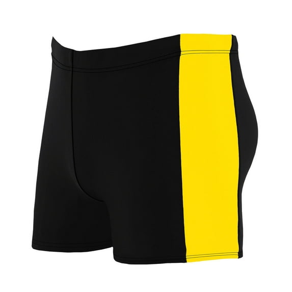 Lolmot Compression Short for Men, Board Shorts Swimming Shorts Boxers Spa Pants Solid Color Splicing Beach Swimming Shorts Mens Boxers Swimming Trunks Beach Shorts