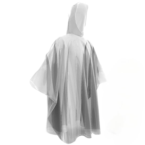 Lolmot Disposable Rain Ponchos for Adults Unisex Lightweight Waterproof Hooded Raincoats for Camping Hiking Travel