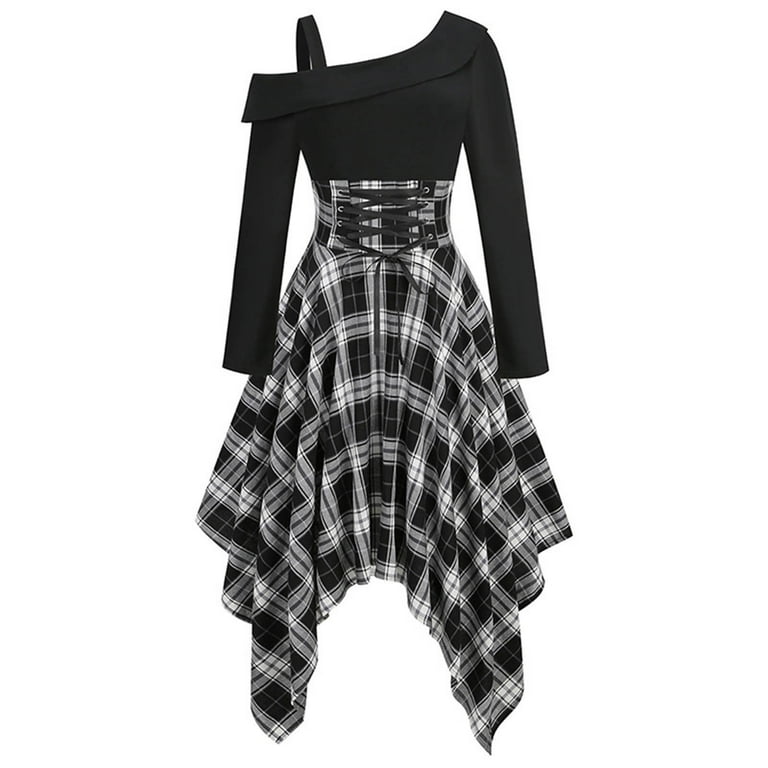 Long Sleeve Sexy One-Neck Dress Long Sleeve Sexy One-Neck Dress