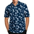 thumbnail image 1 of Lolmot Hawaiian Shirt for Men Short Sleeves Printed Button Down Pocket Summer Beach Shirts, 1 of 5