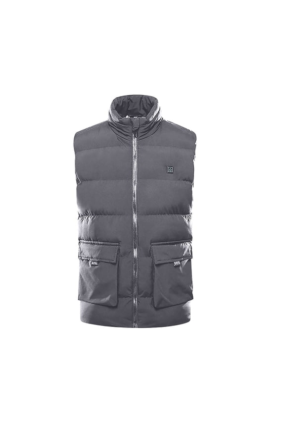 Heated Vest for Men Women, 4-Zone Heating Vest Washable Heated Jacket Winter Plus Size Smart Electric Lightweight Heated Vest for Outdoor Hunting/Hiking