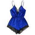 thumbnail image 1 of Lolmot Lace Bodysuit for Women Teddy Lingerie Sexy One Piece Mini V-Neck Fashion Bodysuit Babydoll Naughty Lingerie Nightwear, 1 of 5