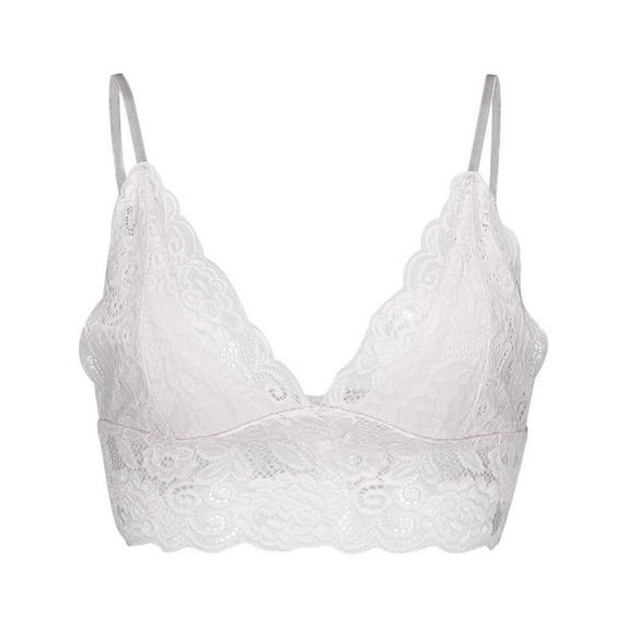 Lolmot Lace Bralette Women Lace Bra Sexy Bralette Strappy Crop Top Soft Bustier Sexy Lingerie See Throung Cors Bras