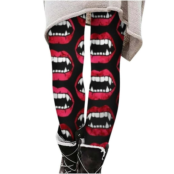Lolmot Leggings For Women Tummy Control Elastic High Waist Warm Pants Ugly Halloween Cosplay Costumes Spiders Web Print Pants Stretchy Butt Lift Workout Leggings Running Yoga Pants