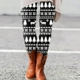 thumbnail image 1 of Lolmot Leggings for Women Tummy Control Brushed Christmas Print Ankle Length Leggings High Waist Casual Stretchy Slim Tight Leggings, 1 of 5