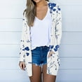 thumbnail image 1 of Lolmot Lightweight Cardigans for Women Spring Summer Fall Cover Up Casual Print Tops Blouses Open Front Cardigan with Pocket, 1 of 1