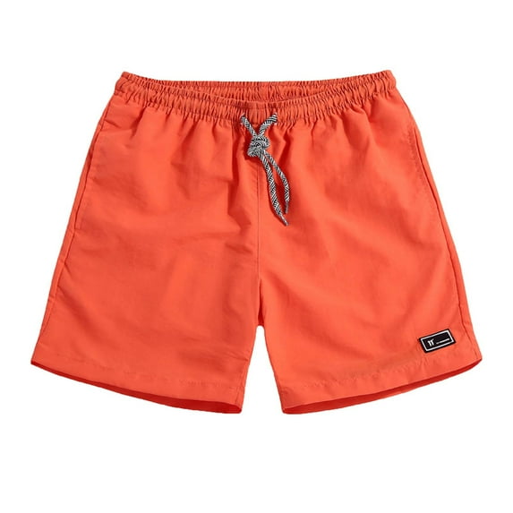 Lolmot Men's Performance Tech Loose-Fit Shorts Gym Workout Solid Color Drawstring Waist Elastic Shorts Quick Dry Training Running Shorts with Pockets