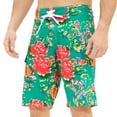 thumbnail image 1 of Up to 65 off!Lolmot Men's Quick Dry Swim Trunks 9" Swimsuits Drawstring Floral Print Beach Bathing Suits Breathable Long Swimming Plus Size Shorts, 1 of 1