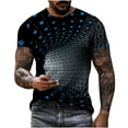 thumbnail image 1 of Lolmot Men's Unisex Daily T Shirt 3D Print Graphic Prints Animal Print Short Sleeve Tops Summer Casual Blouse Mens Shirt Tops, 1 of 5