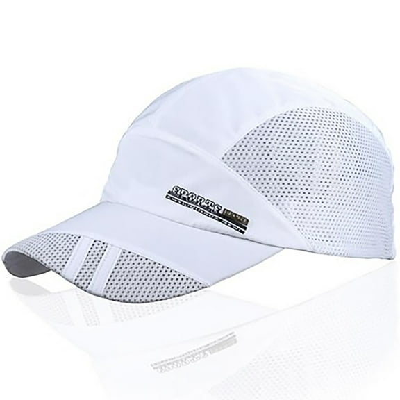 Lolmot New Unisex Summer Outdoor Mesh Patchwork Baseball Cap Sun Hat Baseball Caps Lightweight UV Protection Quick-Drying Sport Cap