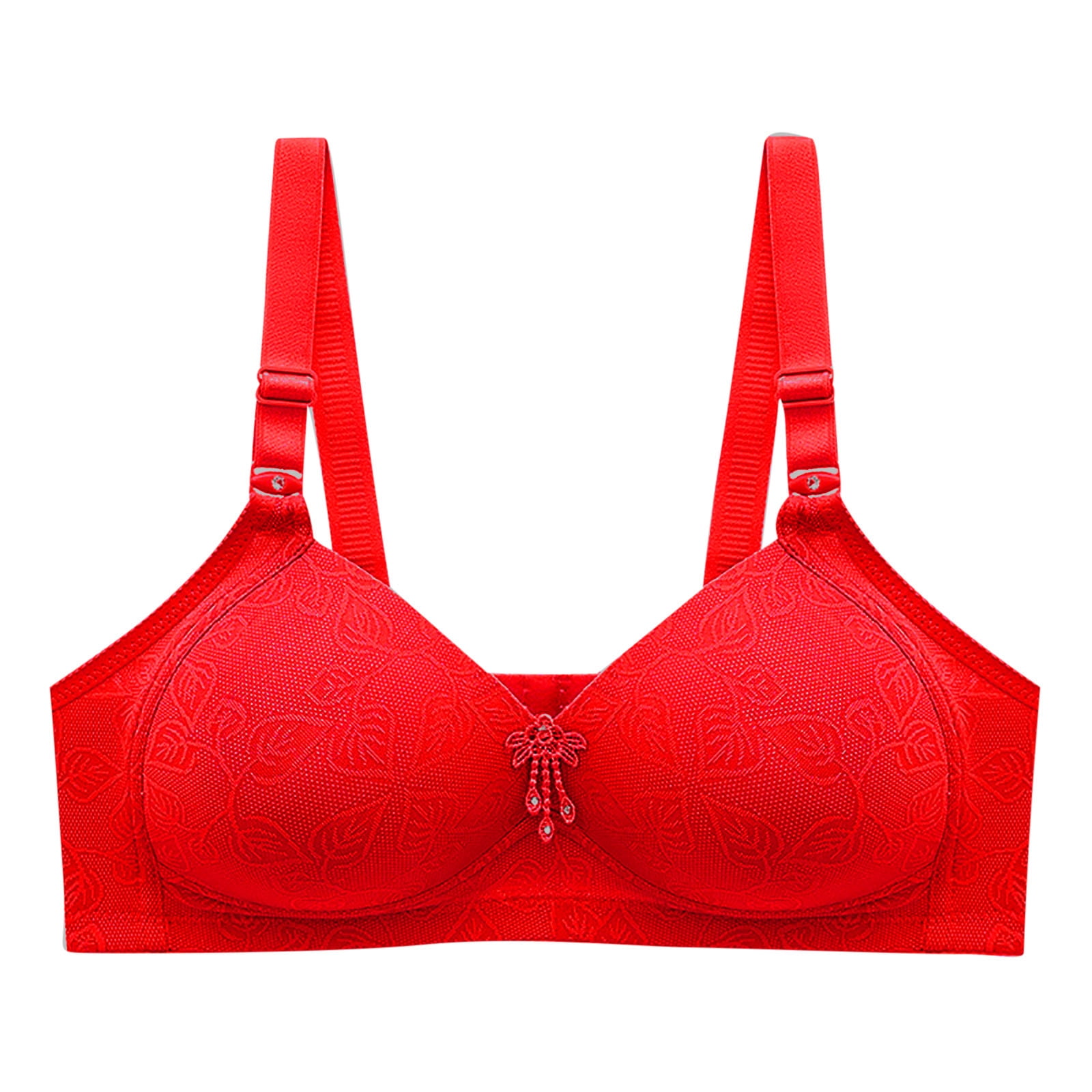 Lolmot Bras for Women Plus Size Bras for Mature Large Breasts Comfort Bras  Push Up Bras Sexy Non Wired Support Bras Fashion Comfortable Breathable  Gathers No Rims Bras Everyday Underwear 