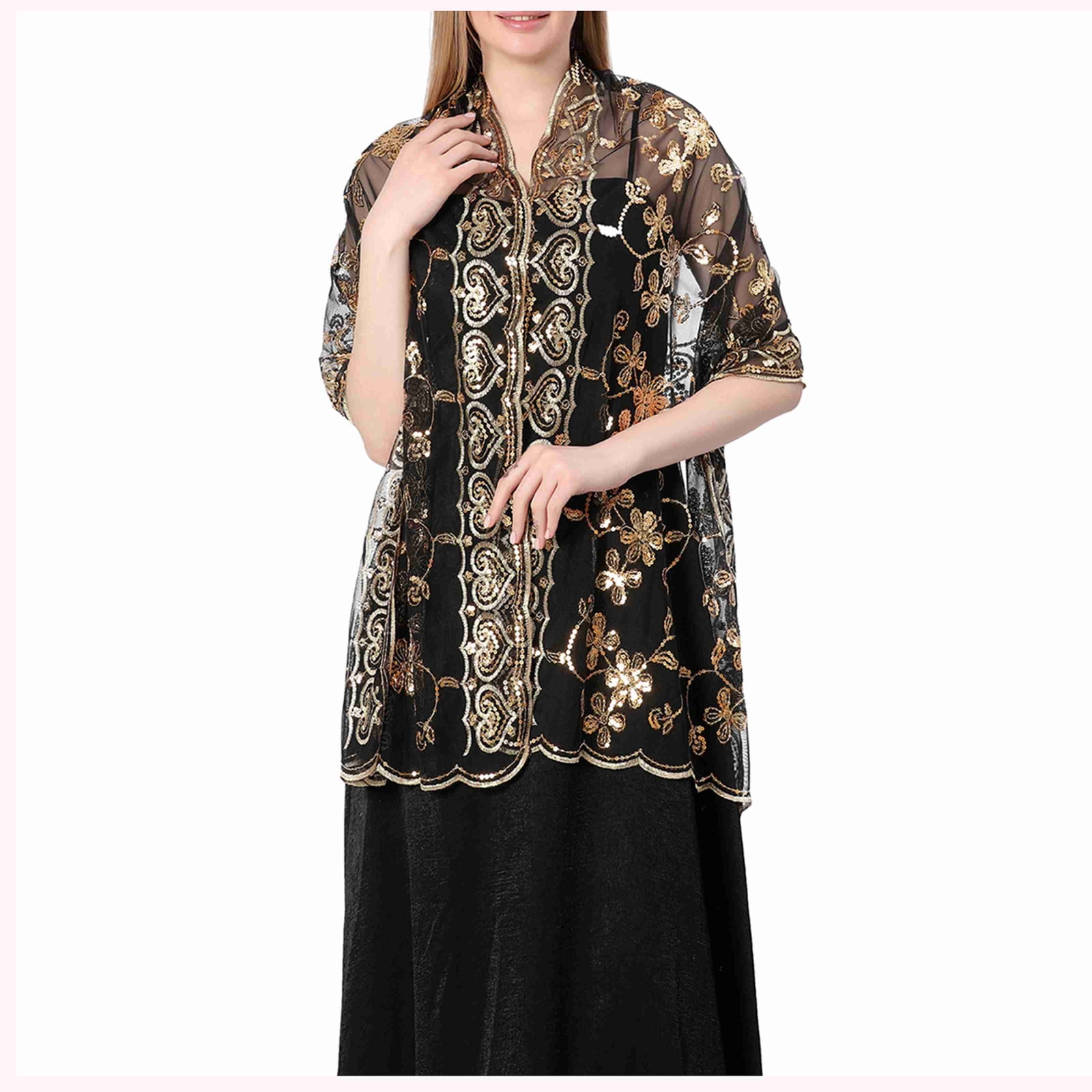 womens sheer shawl
