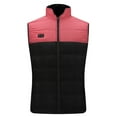 thumbnail image 1 of Lolmot Unisex Casual Zipper Dual Control Eleven Area Patchwork Heated Vest Winter Warm USB Charging Fleece Lined Electric Vest, 1 of 5