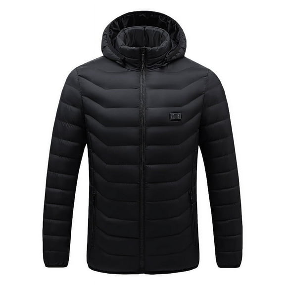 Lolmot Unisex Smart Heating Jacket Winter Warm Dual Control 17 Zones Heated Jacket Outdoor Warm Heated Clothing for Riding Skiing Fishing