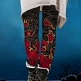 thumbnail image 1 of Lolmot Women Casual Warm Thermal Leggings Stretchy Slim High Waist Seamless Corset Sweatpants Halloween Print Butt Lifting Tight Leggings, 1 of 5