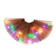 thumbnail image 1 of Lolmot Women Small Skirt 3 Level Mesh Tulle Princess Skirt Bulb with LED Skirt Tulle Mesh Skirt Plus Size Tutu, 1 of 4