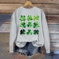 thumbnail image 1 of Up to 65 off!Lolmot Women St Patrick's Day Sweatshirts Shamrock Sweater Pullover Clover Print Casual Irish Long Sleeve Tops, 1 of 5
