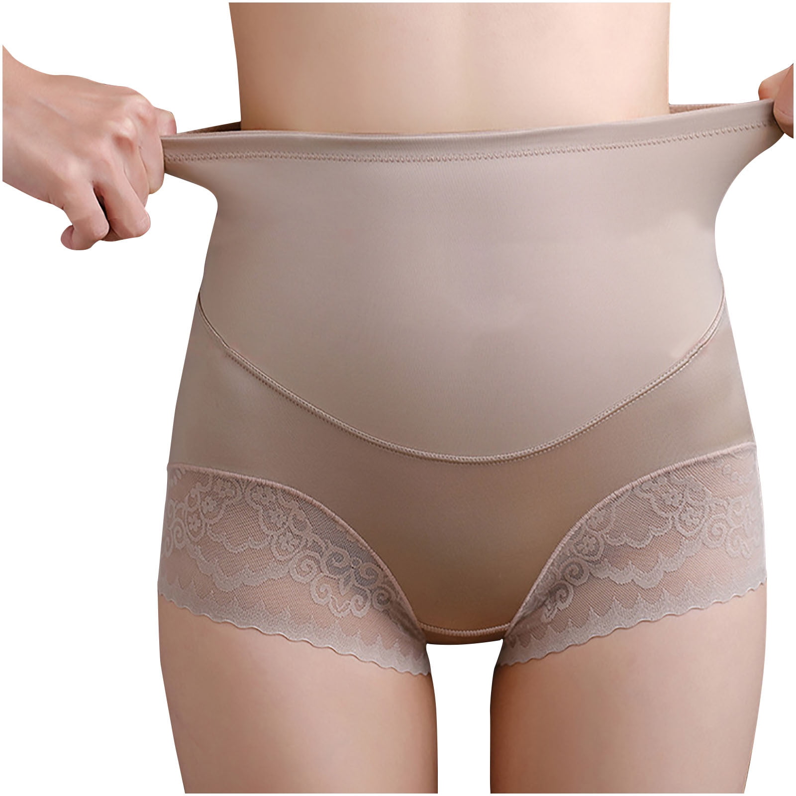 Lolmot Women's Cotton Seamless Briefs Butt Lifter Hip Enhancer Panties  Padded Underwear Safety Pants Shaping Abdominal Corset Body Beautiful Pants